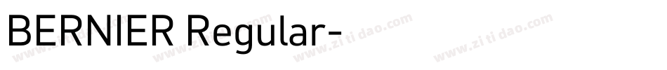 BERNIER Regular字体转换